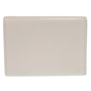 新品同様 ボッテガヴェネタ レッジェーロ コンパクト ウォレット 515385 カーフ BIANCO MIST ビアンコミスト アイボリー 三つ折り財布 2084【中古】BOTTEGAVENETA