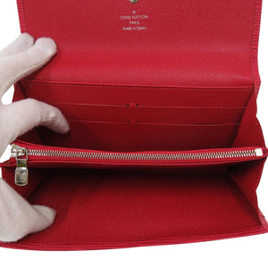 美品 ルイ ヴィトン ポルトフォイユ ポルトモネクレディ M63577 エピ カスティリアンレッド 長財布 LV 2089【中古】LOUIS VUITTON
