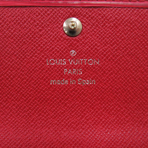 美品 ルイ ヴィトン ポルトフォイユ ポルトモネクレディ M63577 エピ カスティリアンレッド 長財布 LV 2089【中古】LOUIS VUITTON
