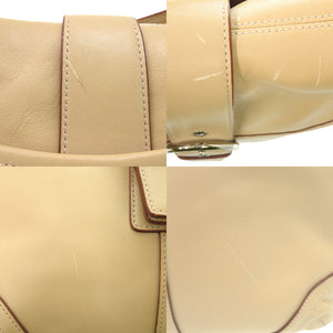 美品 コーチ ソーホー スモール L3Q-9480 レザー ベージュ ショルダーバッグ 2098【中古】COACH