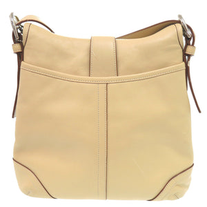 美品 コーチ ソーホー スモール L3Q-9480 レザー ベージュ ショルダーバッグ 2098【中古】COACH
