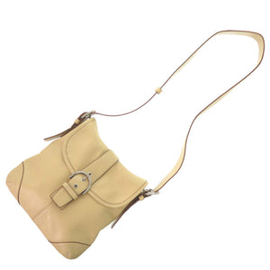 美品 コーチ ソーホー スモール L3Q-9480 レザー ベージュ ショルダーバッグ 2098【中古】COACH