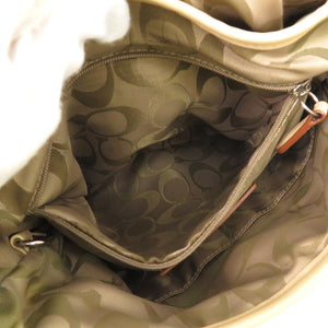 美品 コーチ ソーホー スモール L3Q-9480 レザー ベージュ ショルダーバッグ 2098【中古】COACH