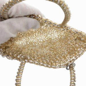 新品同様 アンテプリマ スタンダード ミニアトゥーラ PB21F12045 PVC シルバーゴールド ハンドバッグ ショルダーバッグ 2116【中古】ANTEPRIMA