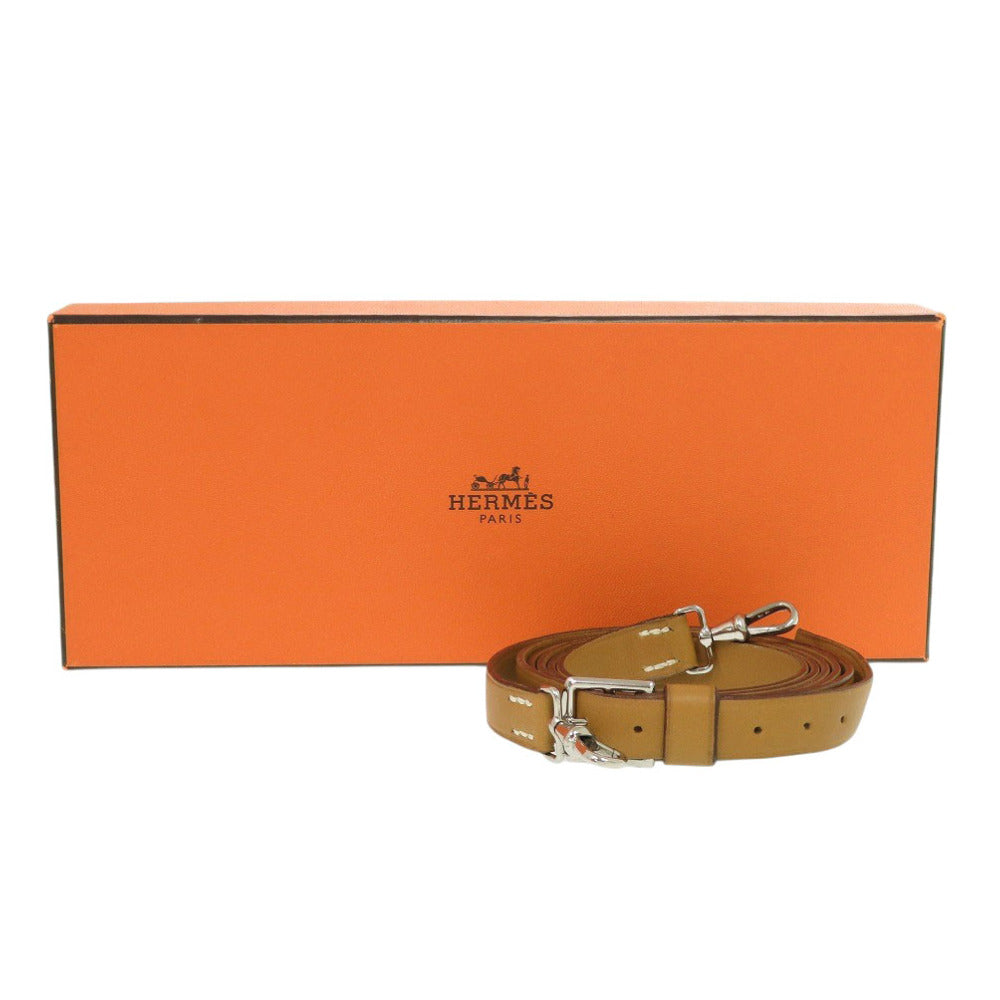 美品 エルメス レザー ブラウン ショルダーストラップ 2121【中古】HERMES