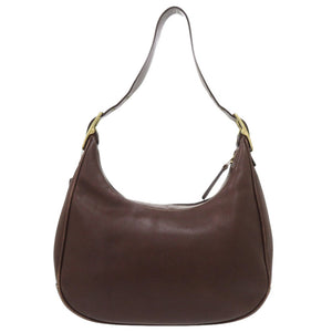 コーチ ホーボー レザー ブラウン ショルダーバッグ 茶 2124【中古】COACH