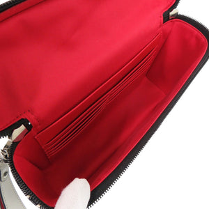 美品 クリスチャンルブタン ルビクリック ナイロン グレー レッド ハンドバッグ 2way ショルダーバッグ 2133【中古】Christian Louboutin
