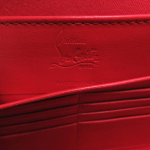 美品 クリスチャンルブタン ルビクリック ナイロン グレー レッド ハンドバッグ 2way ショルダーバッグ 2133【中古】Christian Louboutin