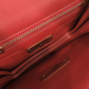 美品 サルヴァトーレフェラガモ × サラ バッタリア ジグザグ ガンチーニ レザー マルチカラー ショルダーバッグ 2149【中古】Salvatore Ferragamo