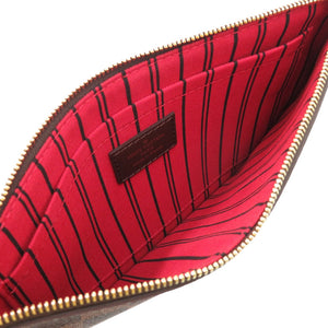 美品 ルイ ヴィトン ネヴァーフルポーチMM/GM用 ダミエ ダミエキャンバス ダミエ スリーズ ポーチ LV 2187【中古】LOUIS VUITTON