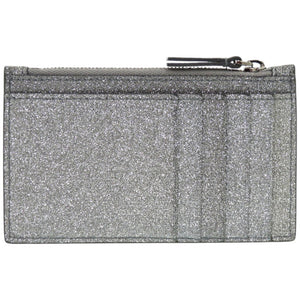 美品 バレンシアガ エヴリデイ 551990 レザー シルバー 銀 カードケース コインケース 財布 0017【中古】BALENCIAGA