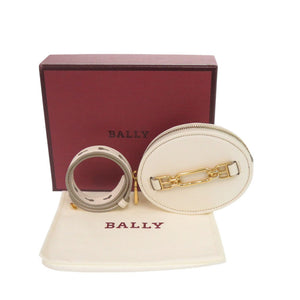 美品 バリー VALIAN GRTC ヴァリアン レザー ホワイト コインケース 白 0022【中古】BALLY