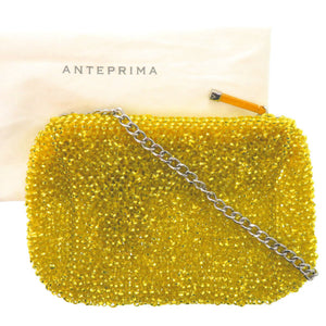 美品 アンテプリマ ニュースタンダード チェーンショルダーバッグ OB15F016D1 PVC イエロー 0029【中古】ANTEPRIMA