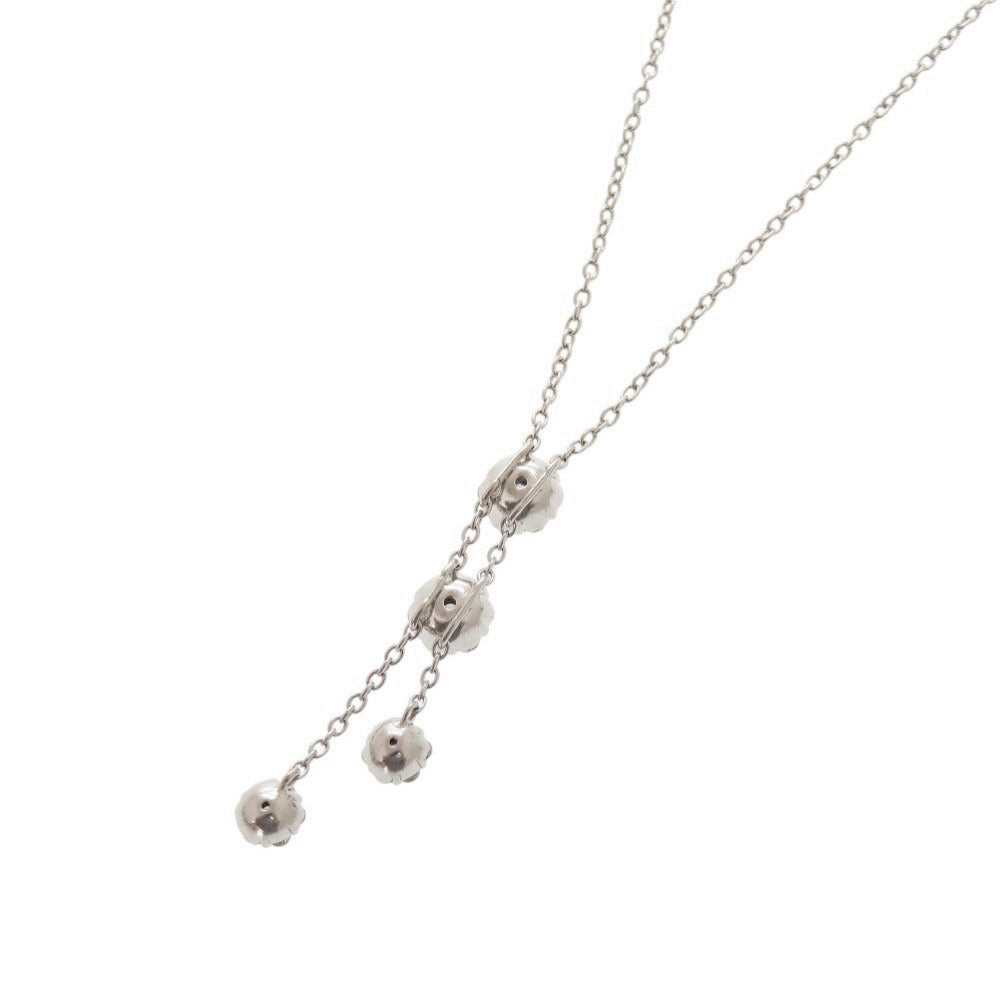 美品 ポンテヴェキオ フラワーモチーフ ダイヤ0.40ct K18WG ダイヤモンド ホワイトゴールド ネックレス ジュエリー 0043【中古】Ponte Vecchio