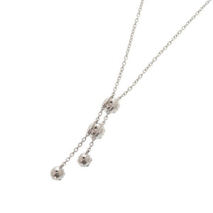 美品 ポンテヴェキオ フラワーモチーフ ダイヤ0.40ct K18WG ダイヤモンド ホワイトゴールド ネックレス ジュエリー 0043【中古】Ponte Vecchio
