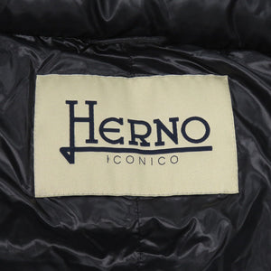 美品 ヘルノ AMELIA PI0505DIC ナイロン/ダウン ブラック ダウンジャケット ダウンコート 黒 0063【中古】Herno