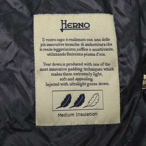 美品 ヘルノ AMELIA PI0505DIC ナイロン/ダウン ブラック ダウンジャケット ダウンコート 黒 0063【中古】Herno