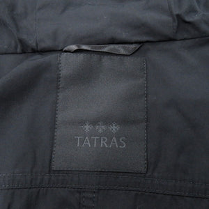 美品 タトラス LTAT24S4003-O サイズ01 ポリエステル/コットン ブラック ミリタリージャケット モッズジャケット 黒 0064【中古】TATRAS