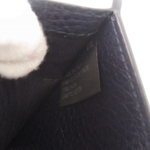 未使用品 メゾン マルジェラ 4ステッチ S36UI0416 レザー ネイビー 三つ折り財布 0070【中古】Maison Margiela