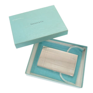 美品 ティファニー シルバー925 カードケース 名刺入れ 0072【中古】TIFFANY&Co.