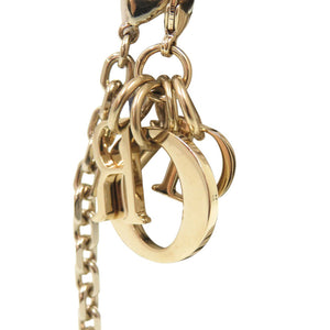 美品 クリスチャンディオール カードホルダー 花柄 レザー アイボリー ショルダーバッグ 0125【中古】Christian Dior