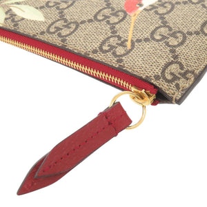 新品同様 グッチ ティアン GGスプリーム 424898 ベージュ コインケース 0188【中古】GUCCI