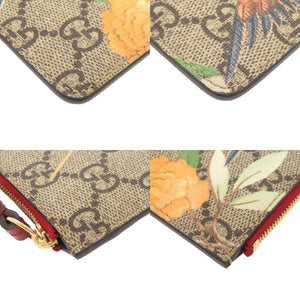 新品同様 グッチ ティアン GGスプリーム 424898 ベージュ コインケース 0188【中古】GUCCI