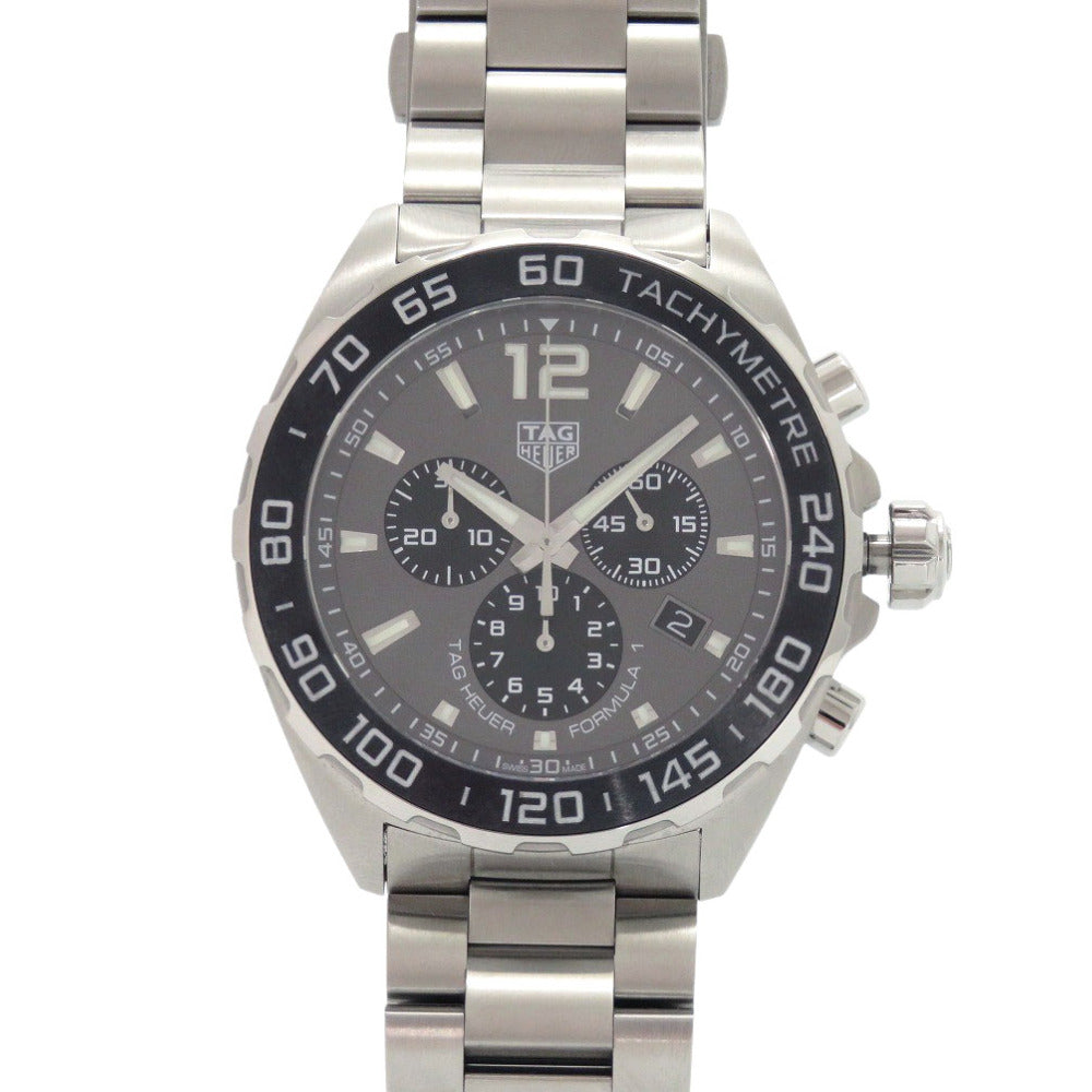 新品同様 タグホイヤー フォーミュラ1 CAZ1011 SS セラミック グレー クオーツ 腕時計 0219【中古】TAG HEUER