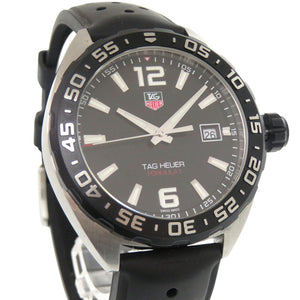 美品 タグホイヤー フォーミュラ1 WAZ1110 SS ラバー ブラック 黒文字盤 クオーツ 腕時計 0222【中古】TAG HEUER
