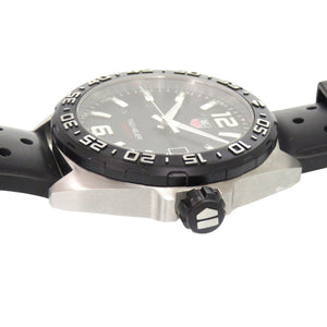 美品 タグホイヤー フォーミュラ1 WAZ1110 SS ラバー ブラック 黒文字盤 クオーツ 腕時計 0222【中古】TAG HEUER