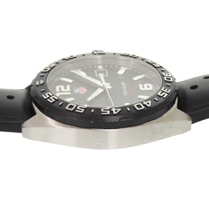 美品 タグホイヤー フォーミュラ1 WAZ1110 SS ラバー ブラック 黒文字盤 クオーツ 腕時計 0222【中古】TAG HEUER