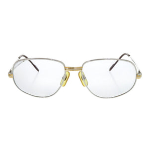 カルティエ トリニティ 眼鏡 フレーム SS シルバー ブラウン 0234【中古】CARTIER