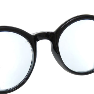 美品 カルティエ トリニティ ラウンド プラスチック ブラック 眼鏡 フレーム 黒 0235【中古】CARTIER