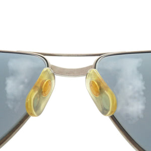美品 カルティエ サントス サングラス メタル シルバー 0236【中古】CARTIER