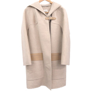 未使用 エルメス ダッフルコート カシミヤ ベージュ 0256【中古】HERMES