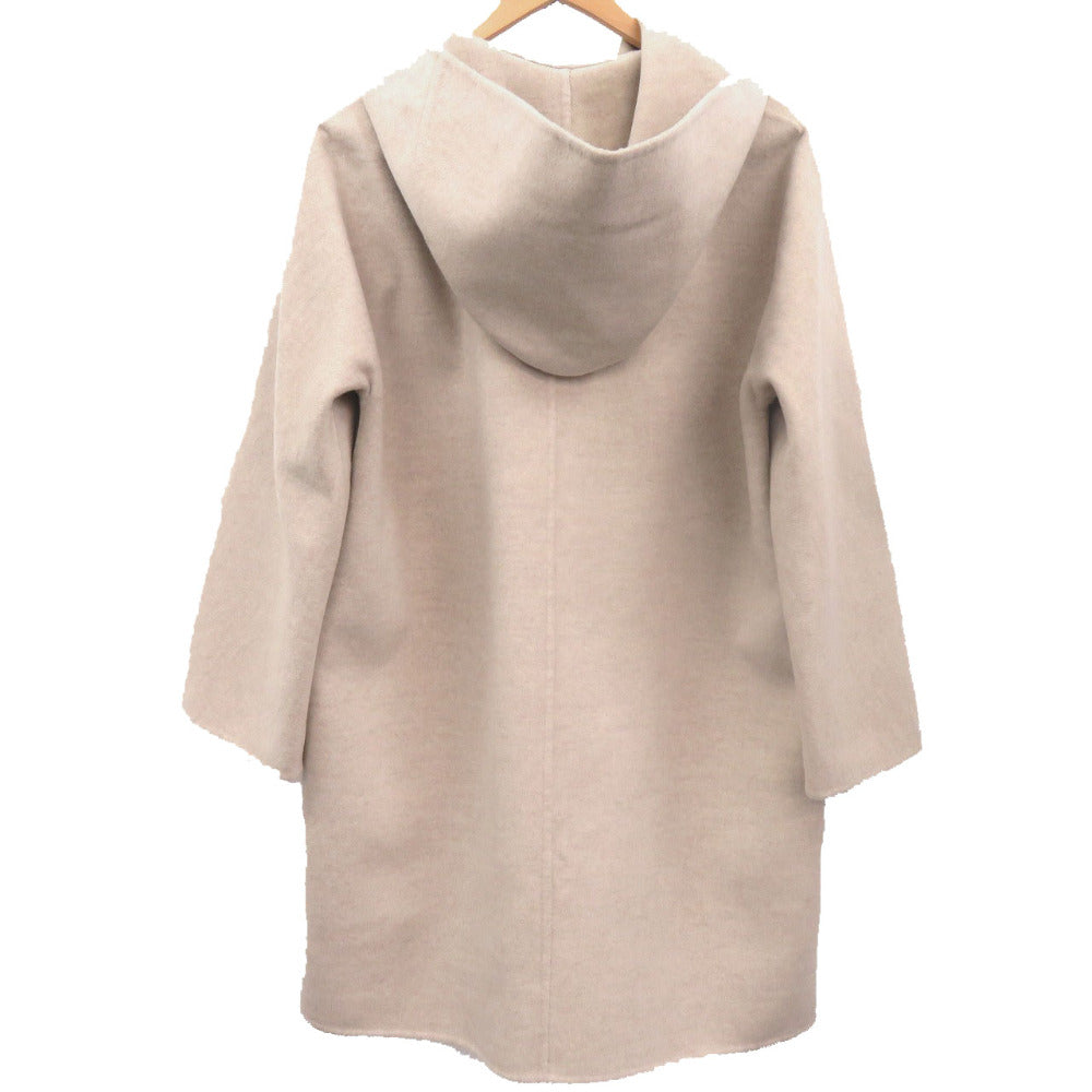 未使用 エルメス ダッフルコート カシミヤ ベージュ 0256【中古】HERMES