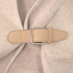 未使用 エルメス ダッフルコート カシミヤ ベージュ 0256【中古】HERMES