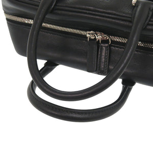 ジルサンダー レザー ブラック ハンドバッグ 2way ショルダーバッグ 黒 0283【中古】JIL SANDER