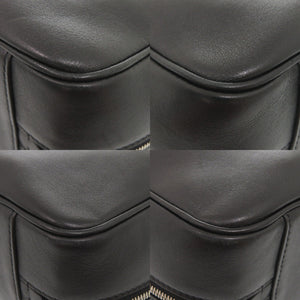 ジルサンダー レザー ブラック ハンドバッグ 2way ショルダーバッグ 黒 0283【中古】JIL SANDER