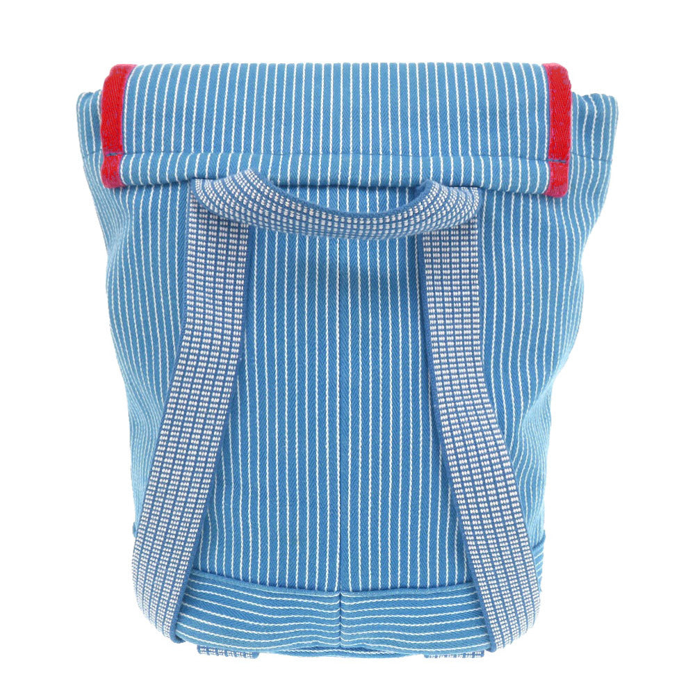 エルメス キッズ ホース カヴァルカラー コットン ブルー リュック デイパック 青 0291【中古】HERMES