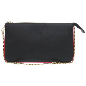 新品同様 クリスチャンルブタン チェーン ルビラ 1225230 カーフ ルビ ブラック 黒 ショルダーバッグ 0292【中古】Christian Louboutin