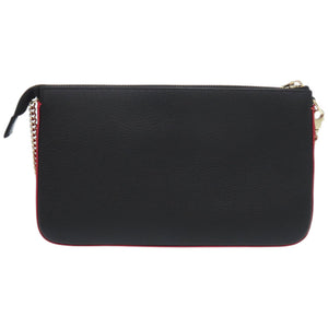 新品同様 クリスチャンルブタン チェーン ルビラ 1225230 カーフ ルビ ブラック 黒 ショルダーバッグ 0292【中古】Christian Louboutin