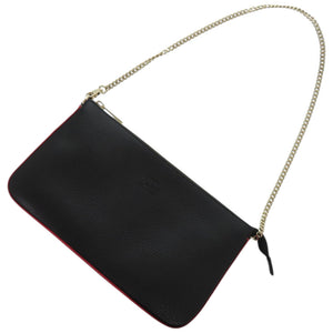 新品同様 クリスチャンルブタン チェーン ルビラ 1225230 カーフ ルビ ブラック 黒 ショルダーバッグ 0292【中古】Christian Louboutin