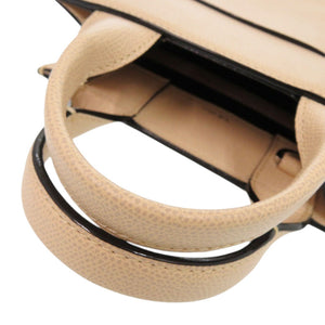 新品同様 ヴァレクストラ BOXY MICRO WBBX00037028LRL99PC レザー ベージュ ショルダーバッグ 0301【中古】Valextra