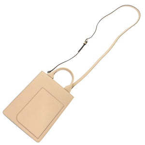 新品同様 ヴァレクストラ BOXY MICRO WBBX00037028LRL99PC レザー ベージュ ショルダーバッグ 0301【中古】Valextra