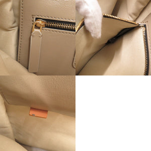 美品 マルニ MUSEO ミュゼオ レザー ベージュ 2WAY トートバッグ ショルダーバッグ 0305【中古】MARNI
