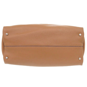 美品 トッズ Tタイムレス レザー ブラウン トートバッグ 茶 0308【中古】TOD’S