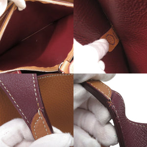 美品 トッズ Tタイムレス レザー ブラウン トートバッグ 茶 0308【中古】TOD’S