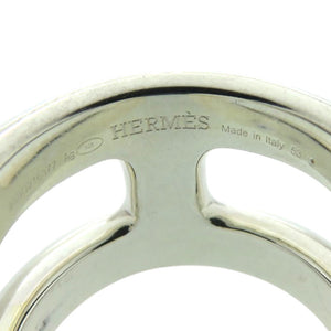 美品 エルメス オスモズ PM 53 25BD216377 シルバー925 約13号 シルバー リング 指輪 0317【中古】HERMES