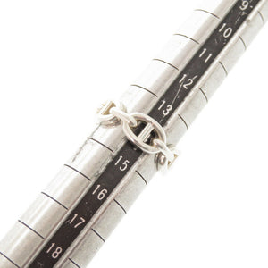 美品 エルメス シェーヌダンクル アンシェネ PM #54 シルバー925 リング 指輪 0318【中古】HERMES